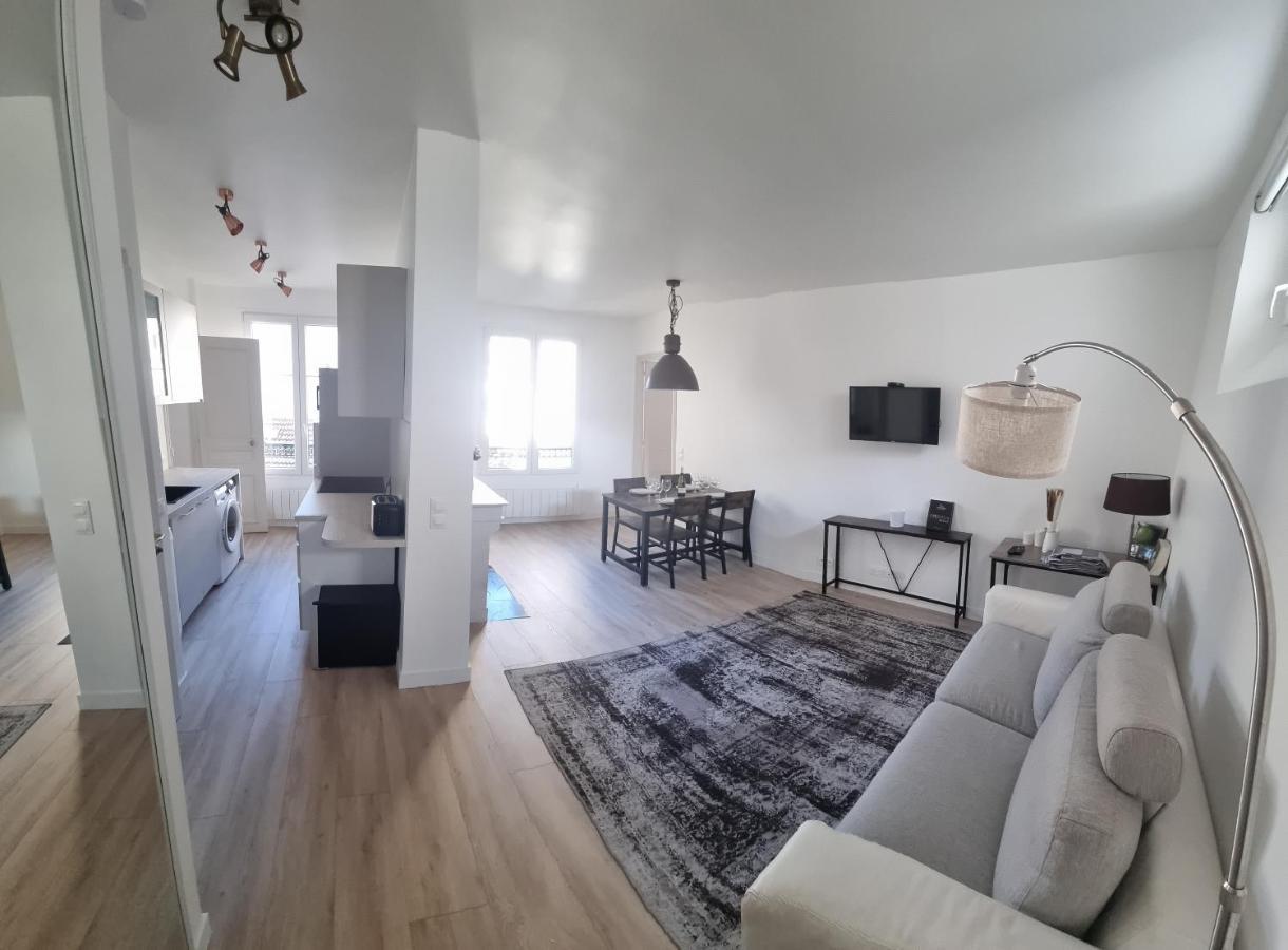 Appartement Luxueux Dans Maison Bourgeoise Parisienne Levallois-Perret Kültér fotó